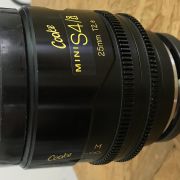 used Cooke MiniS4 set of 6 lenses with uncoated elements