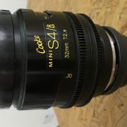 used Cooke MiniS4 set of 6 lenses with uncoated elements