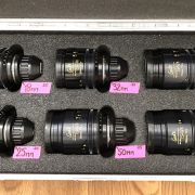 pre-owned Cooke MiniS4 set of 6 lenses in meter scales